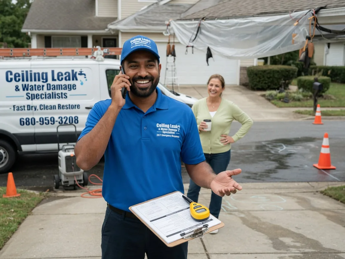 Ceiling Leak Cleanup Ringle, WI FAQs
